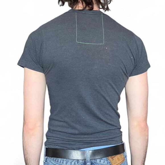 Aviator Nation Women's Grey and Blue Tshirt - Picture 2 of 3